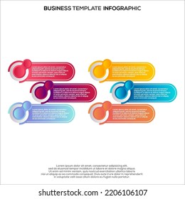 Premium Vector | Gradient infographic steps template
