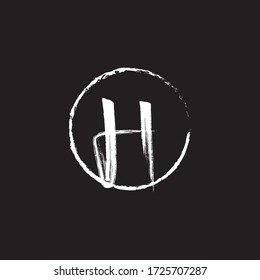 Premium Vector H Letter Logo.Beautiful Minimalist Logotype design for branding,Elegant identity design.