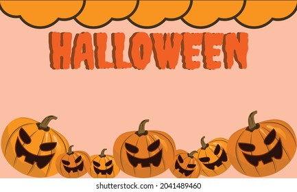 Premium vector halloween background template 