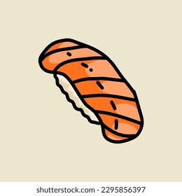 Vector Premium | Juego De Sushi Hand Draw Para El Restaurante De Cocina Japonesa