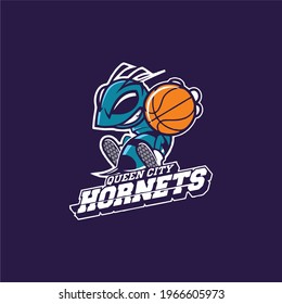 premium vector hornet mascot esport logo design