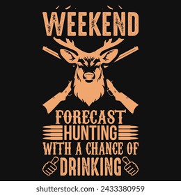 premium vector hunting template for tshirt