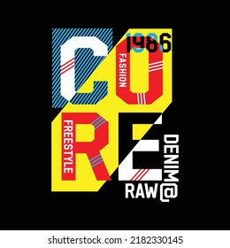 Premium Vector illustration of a text graphic. suitable screen printing and DTF for the design boy and girls outfit of t-shirts print, shirts, hoodies baba suit, kids cottons, etc.