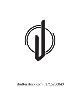 Logotipo Premium Vector J. Hermoso diseño minimalista de Logotipo para la marca, diseño elegante de identidad.