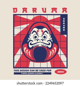 Premium Vector | Japanese festival cultural daruma