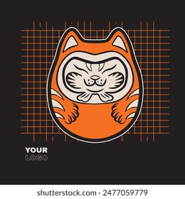 Premium Vector | Japanese festival cultural daruma	