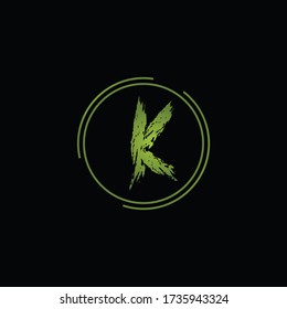Premium Vector K Letter Logo.Beautiful Minimalist Logotype design for branding,Elegant identity design.