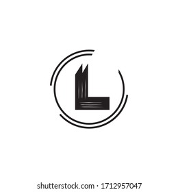 Premium Vector L Letter Logo.Beautiful Minimalist Logotype design for branding,Elegant identity design.
