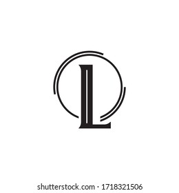 Premium Vector L Letter Logo.Beautiful Minimalist Logotype design for branding,Elegant identity design.
