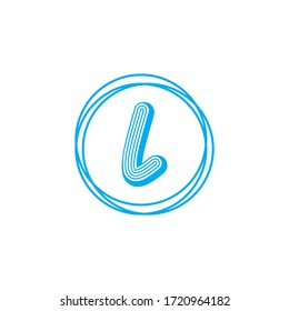 Premium Vector L Letter Logo.Beautiful Minimalist Logotype design for branding,Elegant identity design.