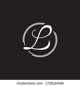 Logotipo de letra L vectorial premium.Diseño de logotipo minimalista para marca,Diseño de identidad elegante.