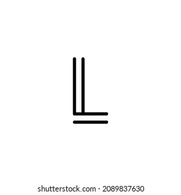 Premium Vector L Logotype für Luxus-Branding. Elegantes und stilvolles Design für Ihr Elite-Unternehmen.