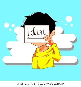 Premium vector l set expression cute on paper secret smile.