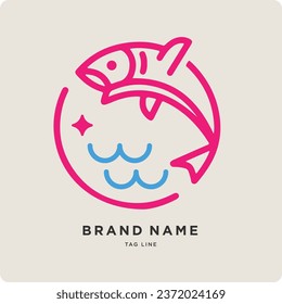 Premium Vector Letter Symbol Logo in color variations. Animal Pets Beautiful Logo type design for luxury company branding. Elegant identity design.