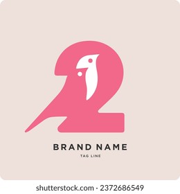 Premium Vector Letter Symbol Logo in color variations. Animal Pets Beautiful Logo type design for luxury company branding. Elegant identity design.