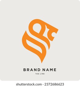 Premium Vector Letter Symbol Logo in color variations. Animal Pets Beautiful Logo type design for luxury company branding. Elegant identity design.