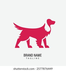 Premium Vector Letter Symbol Logo in color variations. Animal Pets Beautiful Logo type design for luxury company branding. Elegant identity design.