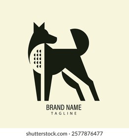 Premium Vector Letter Symbol Logo in color variations. Animal Pets Beautiful Logo type design for luxury company branding. Elegant identity design.