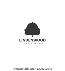 Premium Vector lindenwood Logo. Beautiful Logotype design for luxury company branding. Elegant identity design.