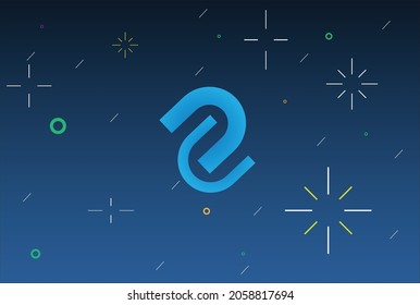 Premium Vector Logo Background In Design beautiful for luxury branding Elegant identity design in blue