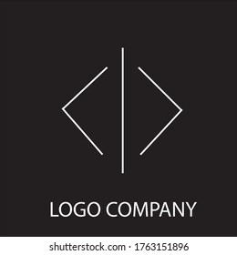 Premium Vector Logo. Beautiful logotype design for luxury corporate branding. Elegant identity design with white.