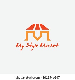 PREMIUM vector logo letter m - logo market - simple