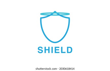 Protector de logotipo vectorial premium, estilo de diseño sencillo y moderno