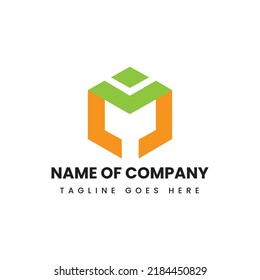 Premium vector logo templet for brand identity, Hexagon Letter M logo vector for company