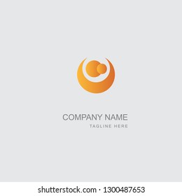 Premium Vector Logo in two color variations. Beautiful Logotype design for luxury company branding. Elegant identity design in gray and gold.