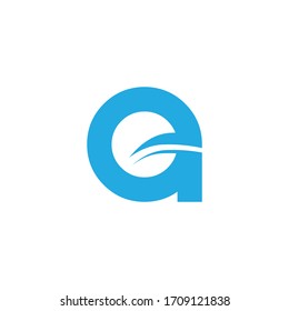 Premium Vector A Logo.Beautiful Minimalist Logotype design for branding,Elegant identity design.