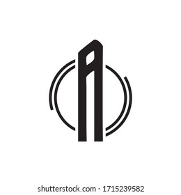 Premium Vector A Logo.Beautiful Minimalist Logotype design for branding,Elegant identity design.