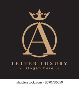 Premium Vector A Logo.Logotype Design For Luxury Company Branding. Elegant Identity Design.