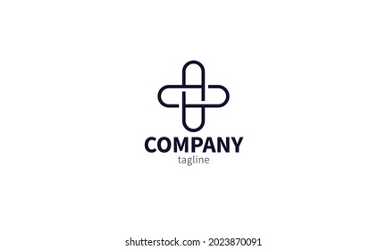 Premium vector medical logo design modern style 