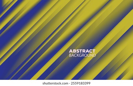 Premium Vector. Modern Abstract Background with Blue and Yellow Color Combination Vector Design.  For Website, Banner and Wallpaper