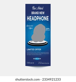 Premium-Vektorgrafik | Modernes Design für Roll-Up-Banner oder Corporate-Pull-Up-Banner für Verkaufsartikel