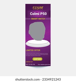 Premium Vector | Modern roll up banner template or corporate pull up banner design for sale items