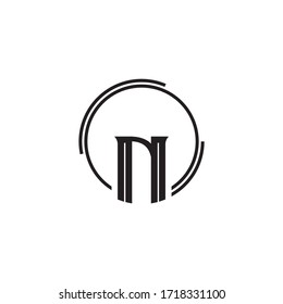 Premium Vector N Letter Logo.Beautiful Minimalist Logotype design for branding,Elegant identity design.