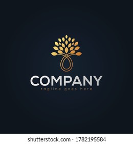 Premium Vector Nature Logo Concept Design