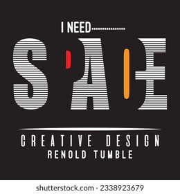Premium Vector. New typography for t-shirt and print ready full print premium vector