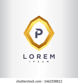 Premium Vector O Logo. Beautiful Logotype design for luxury company branding. Elegant identity design in grey and gold.