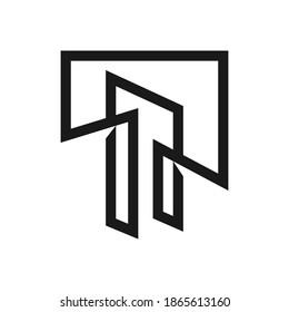 Premium vector office or corporate building logo design