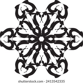 Premium-Vektorgrafik-Mandala zum Färben von Buch. dekorative Rundverzierung. Anti-Stress-Therapiemuster. Webdesign.