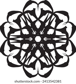 premium vector outline mandala for coloring book. decorative round ornament. anti-stress therapy pattern. weave design.