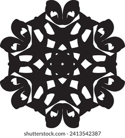 premium vector outline mandala for coloring book. decorative round ornament. anti-stress therapy pattern. weave design.
