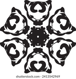 premium vector outline mandala for coloring book. decorative round ornament. anti-stress therapy pattern. weave design.