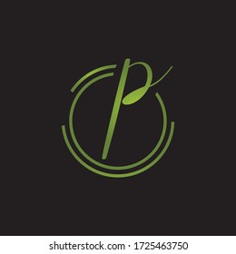 Logotipo de letra P del vector premium.Diseño de logotipo minimalista para marca,Diseño de identidad elegante.
