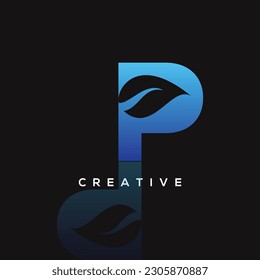Logotipo de Vector P Premium Hermoso diseño para la marca de la empresa de lujo.