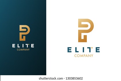 Premium Vector B Logo Two Color Stock Vector (Royalty Free) 1045050772 ...