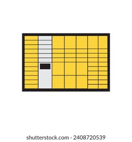 Premium vector parcel locker icon for your delivery business.