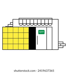 Premium vector parcel locker icon for your delivery business.